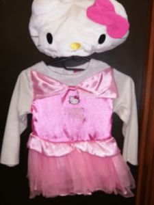 Kids Costumes to Hire - Hello Kitty Dress - SMALL